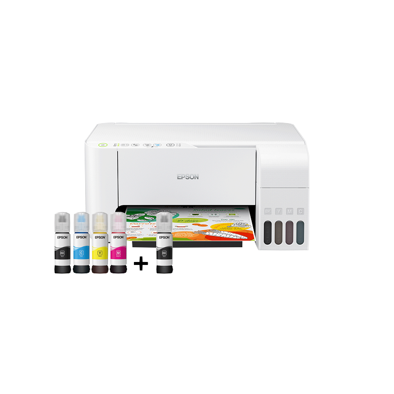 Imprimante Jet d'Encre à Réservoir Intégré EPSON ECOTANK L3156 3En1 Couleur - Wi-Fi