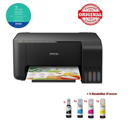 EPSON IMPRIMANTE JET D'ENCRE à RéSERVOIR INTéGRé ECOTANK L3150 3EN1 COULEUR