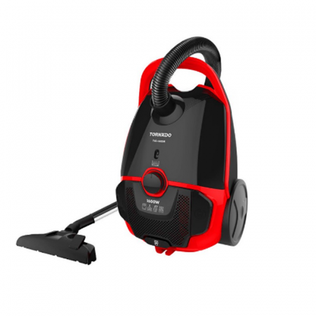 Tornado ASPIRATEUR AVEC SAC / 1600 W / NOIR & ROUGE