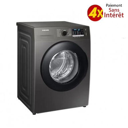 Machine à Laver SAMSUNG Ecobubble? 7kg - 1400 Tours/min Inverter - Silver (WW70TA046AX)