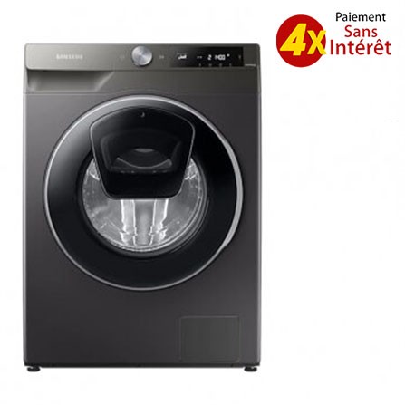 Machine à Laver SAMSUNG Frontale Addwash 9Kg - 1400Tours/Min - Inox (WW90T654DLN)