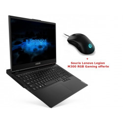 Pc portable Lenovo Legion 5 15IMH6 / i5 10é Gén / 16 Go / Noir + Souris Lenovo Legion  M300 RGB Gaming offerte