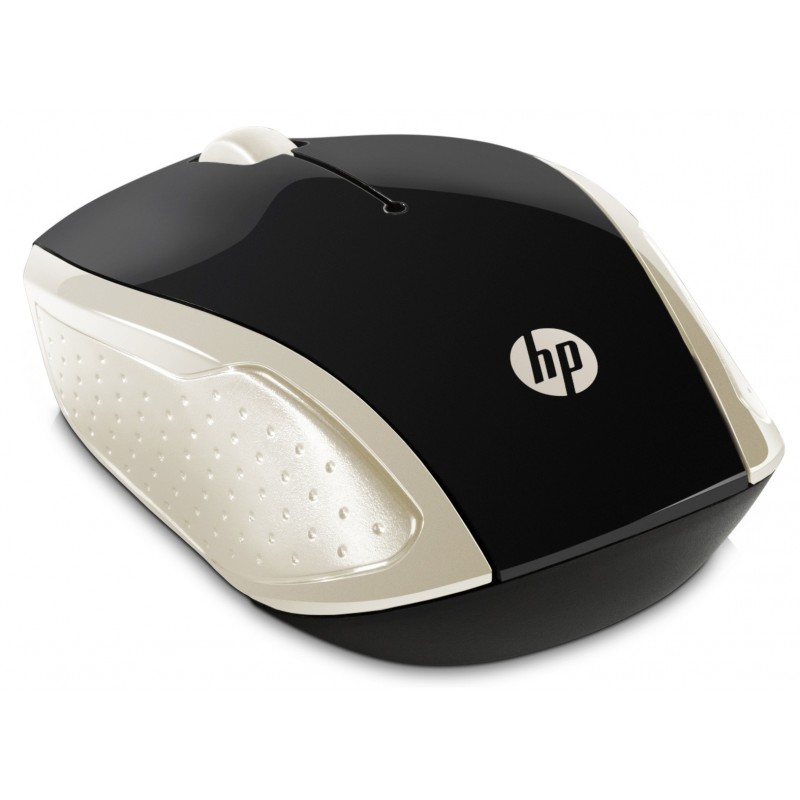 HP SOURIS OPTIQUE SANS FIL 200 - GOLD (2HU83AA)