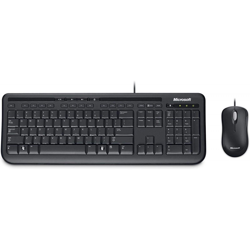 Ensemble Clavier & Souris Microsoft Wired Desktop 600