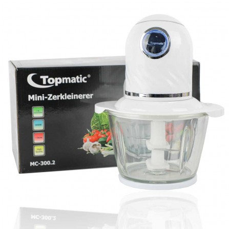 Mini Hachoir TOPMATIC - 300 Watts - Blanc (MC-300.2)