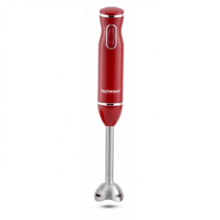 Mixeur Plongeant TECHWOOD 600 Watt - Pied Inox - Rouge (TMP-665)