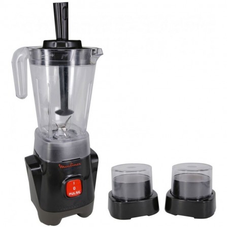 Blender Moulinex + Moulin & Hachoir 400W - Noir (LM2428EG)