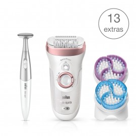 ÉPILATEUR ELECTRIQUE BRAUN SILK EPIL 9 SENSOR SKINSPA 3 EN 1