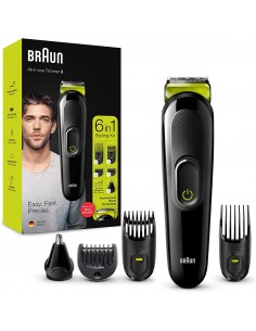 BRAUN TONDEUSE MULTI-USAGES 6EN1 MGK3221 - NOIR