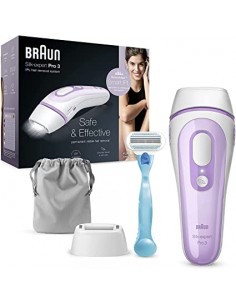 BRAUN ÉPILATEUR à LUMIèRE PULSéE BLANC & VIOLET