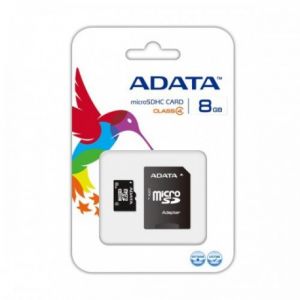 Carte Mémoire ADATA 8GB avec Adaptateur Micro SD