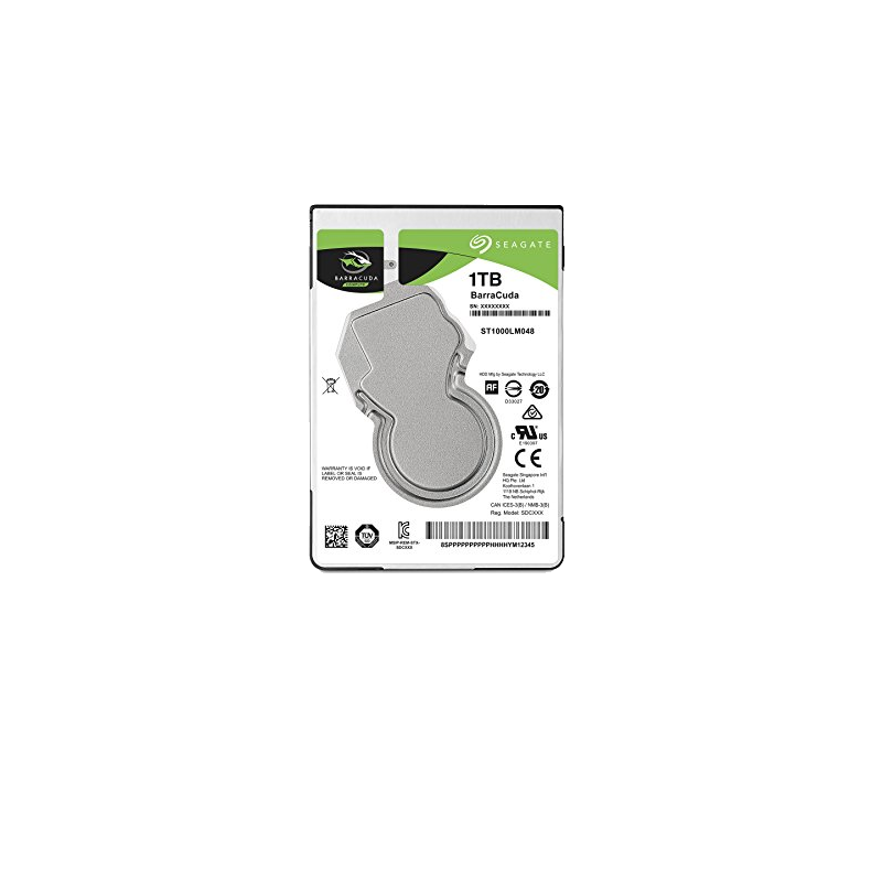 Disque dur interne Seagate BarraCuda ST1000LM048 2,5'' 1 To SATA