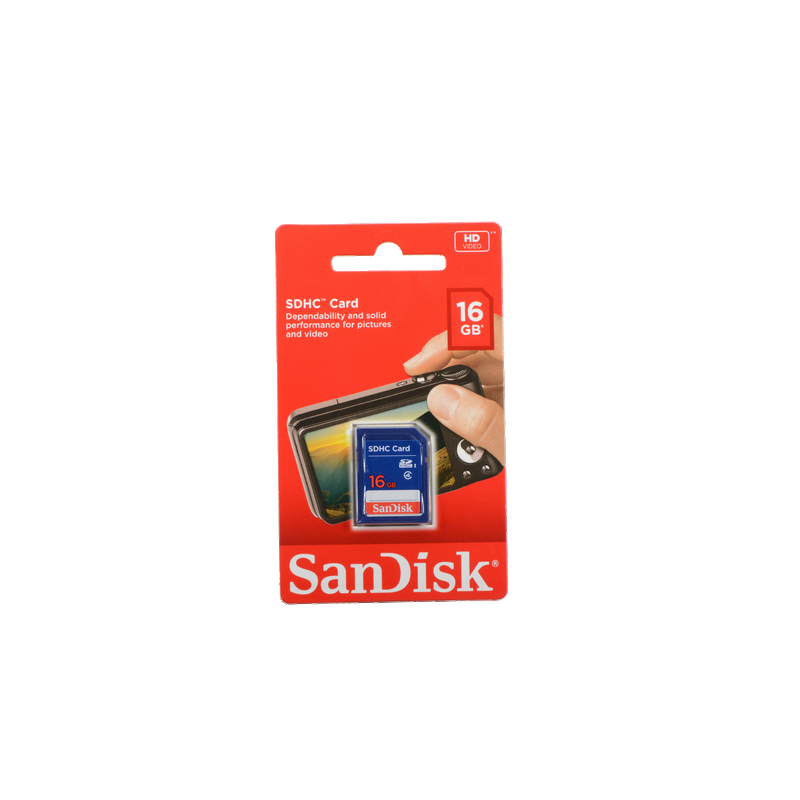 CARTE MÉMOIRE SDHC/SDXC SANDISK 16GB