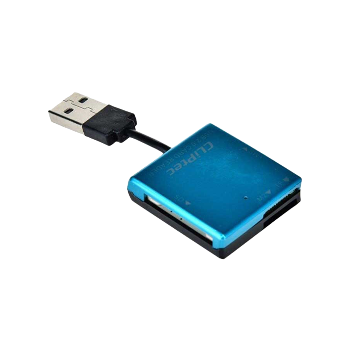 Lecteur de Carte CLIPTEC  6 EN 1 USB 2.0