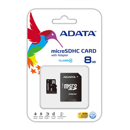 ADATA 8GB avec Adaptateur Micro SD