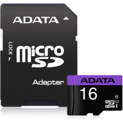 Carte Mémoire Micro SD 16 Go UHS-I avec adaptateur