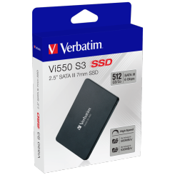 Disque Dur Interne Verbatim  512Go SSD VI550 S3 SATA 2.5
