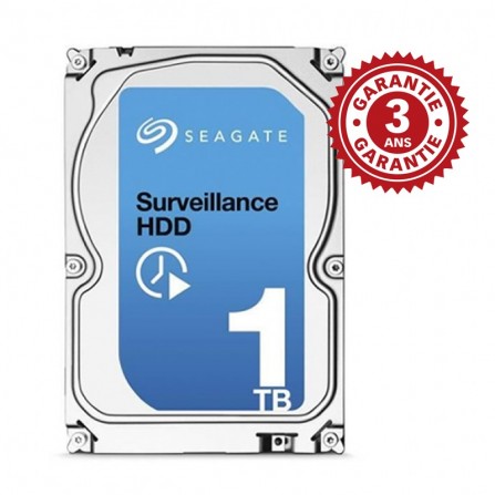 Disque Dur Interne Surveillance Seagate HDD 1To (ST1000VX001)