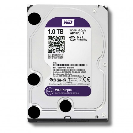 Western Digital DISQUE DUR WD10PURX INTERNE PURPLE 1TO 3,5