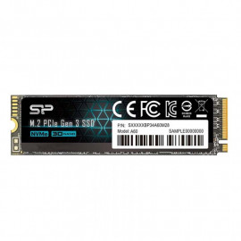 Disque Dur Interne SSD Silicon Power 256Go SSD NVMe M.2 (SP256GBP34A60M28)
