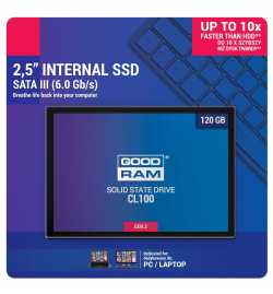 Disque dur SSD GOODRAM CL100 GEN2 120GB SATA 3 2.5