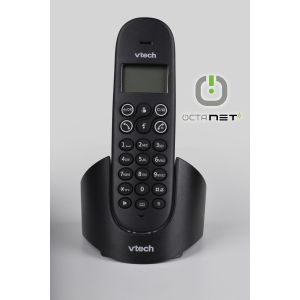 VTECH TéLéPHONE DECT SANS FIL AVEC HAUT PARLEUR SOLO CS1100 / TAUPE