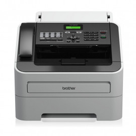Fax Laser Monochrome Brother Avec Combiné Téléphonique Blanc