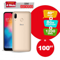 Smartphone IKU A20 - Gold (IKU-A20-Gold)
