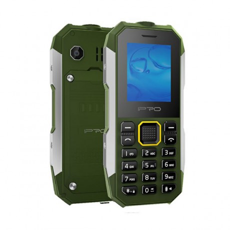 TÉLÉPHONE PORTABLE IPRO SHARK II / DOUBLE SIM / VERT