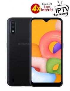 Smartphone SAMSUNG Galaxy A01 - Noir (SM-A01-BLACK)
