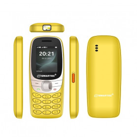 Téléphone Portable Smartec R6 Jaune